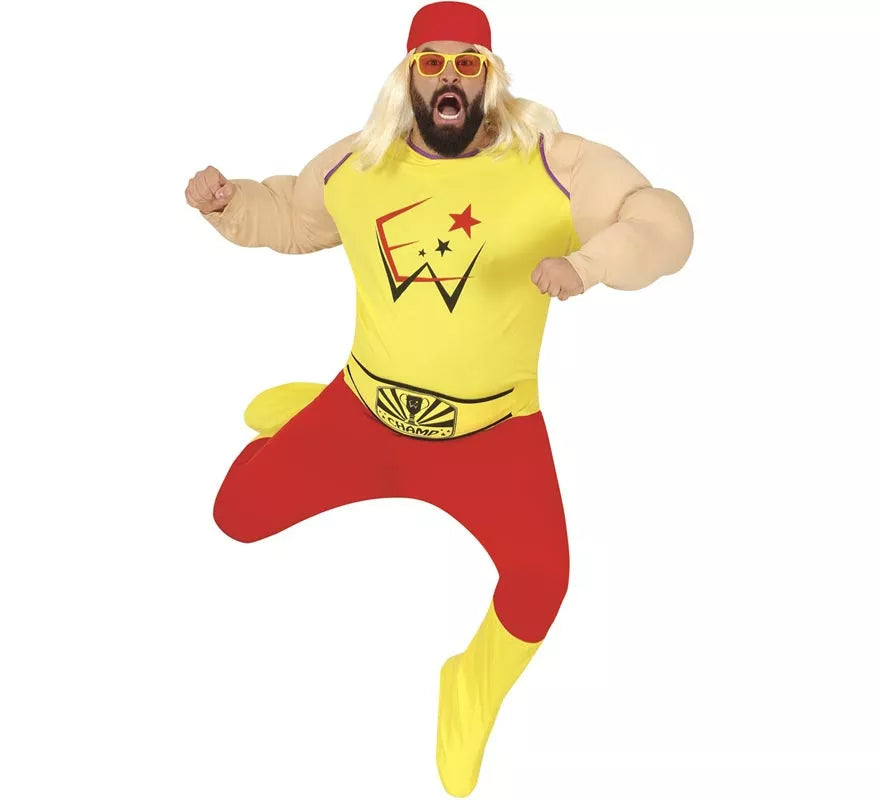 Translation missing: es.Disfraz de Musculoso de Lucha Libre para hombre