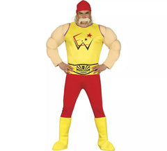 Disfraz de Musculoso de Lucha Libre para hombre