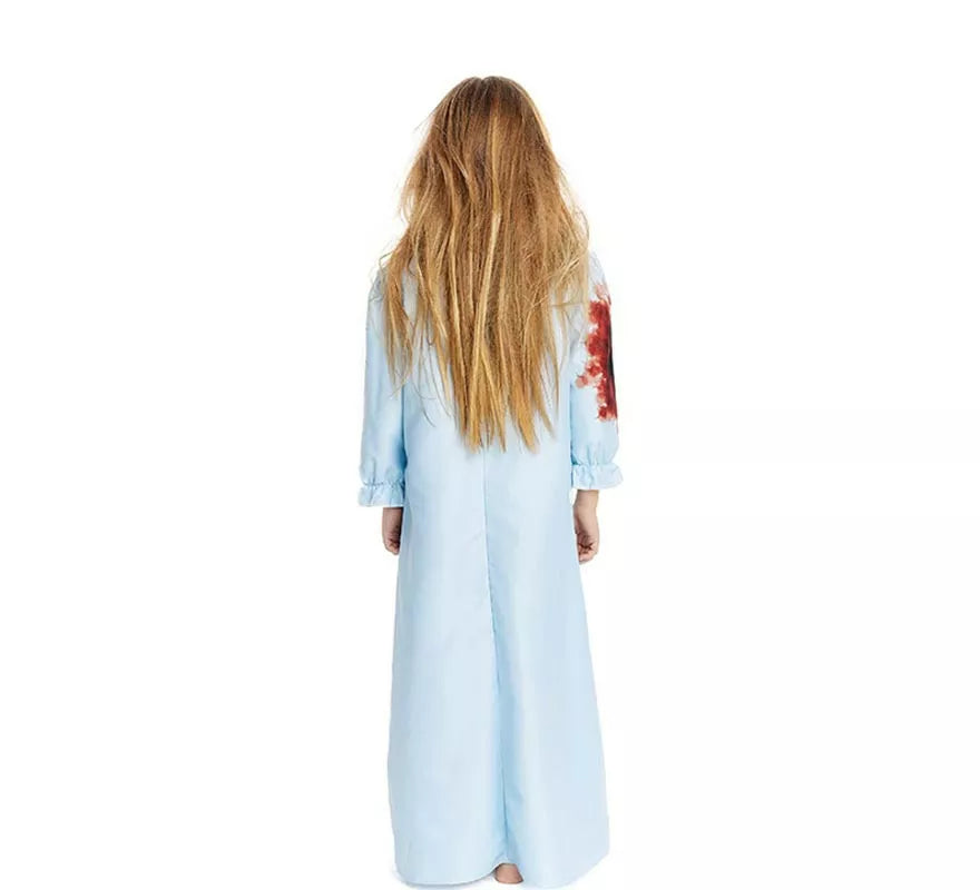 Translation missing: es.Disfraz de Niña Endemoniada en bata azul para niña y adolescente
