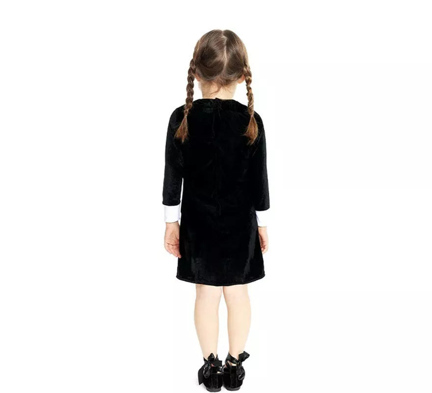 Translation missing: es.Disfraz de Niña Siniestra clásico negro para bebé y niña
