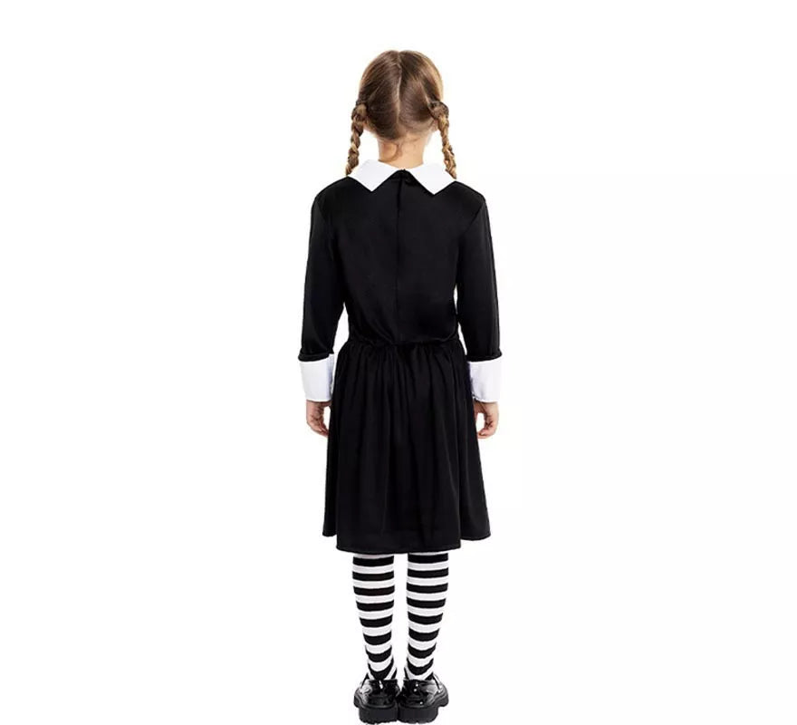 Translation missing: es.Disfraz de Niña Siniestra Clásico negro para niña y adolescente