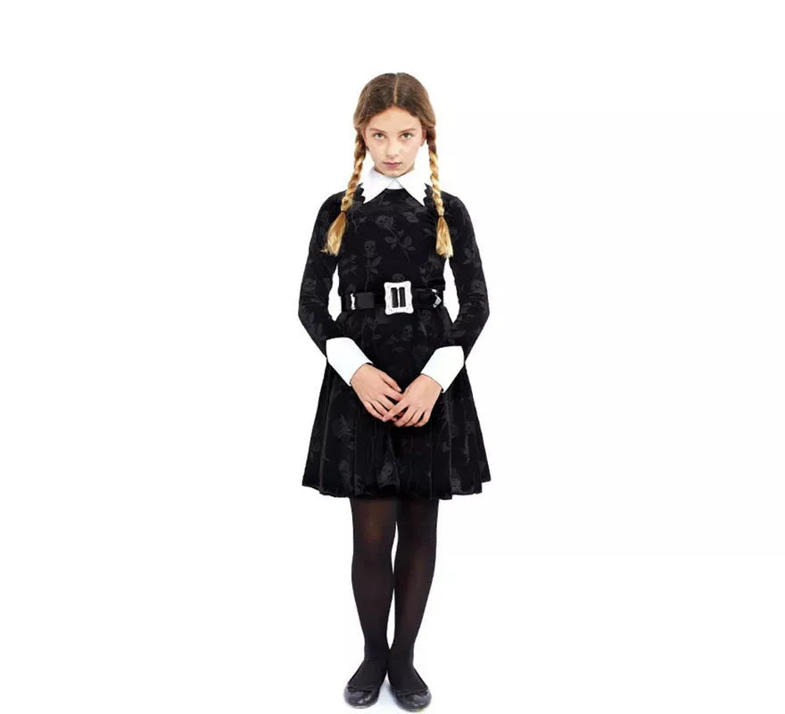 Translation missing: es.Disfraz de Niña Siniestra Clásico para niña y adolescente