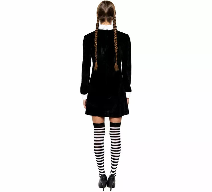 Translation missing: es.Disfraz de Niña Siniestra de Terciopelo para mujer