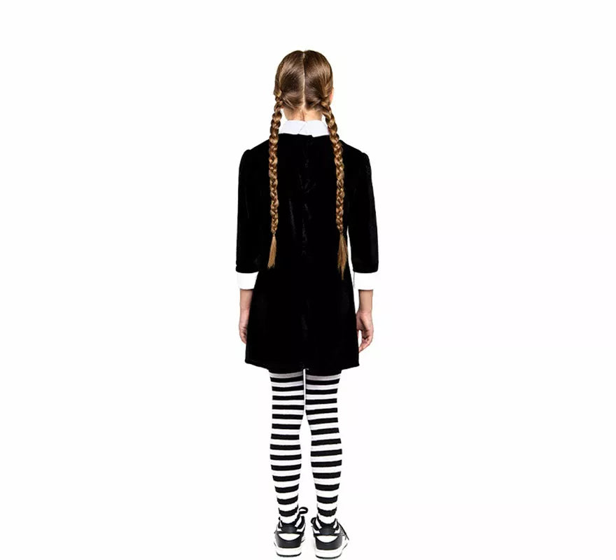 Translation missing: es.Disfraz de Niña Siniestra de Terciopelo para niña