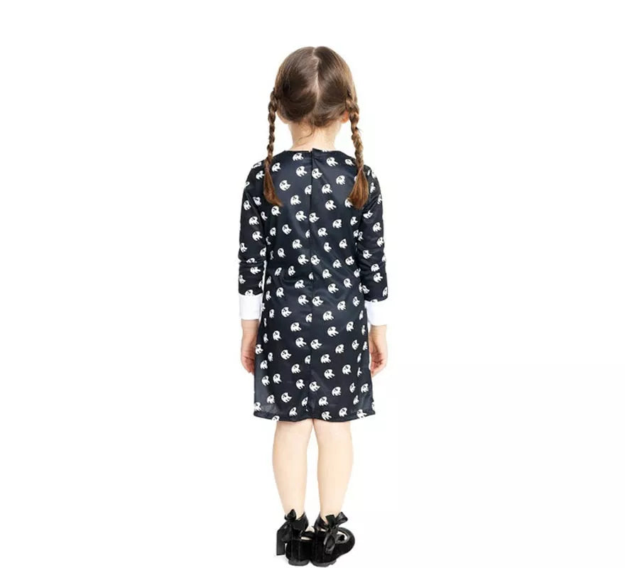 Translation missing: es.Disfraz de Niña Siniestra vestido estampado para bebé y niña