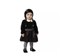 Disfraz de Niña Tenebrosa Negro para niña y bebé