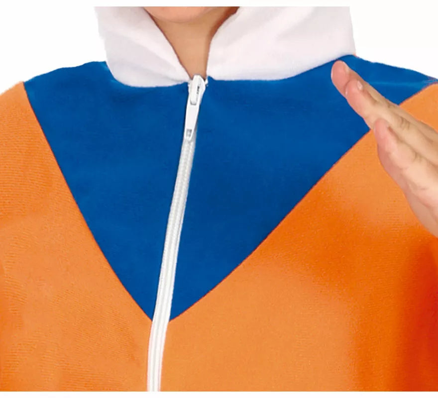 Translation missing: es.Disfraz de Ninja de Anime Naranja y Azul para niño
