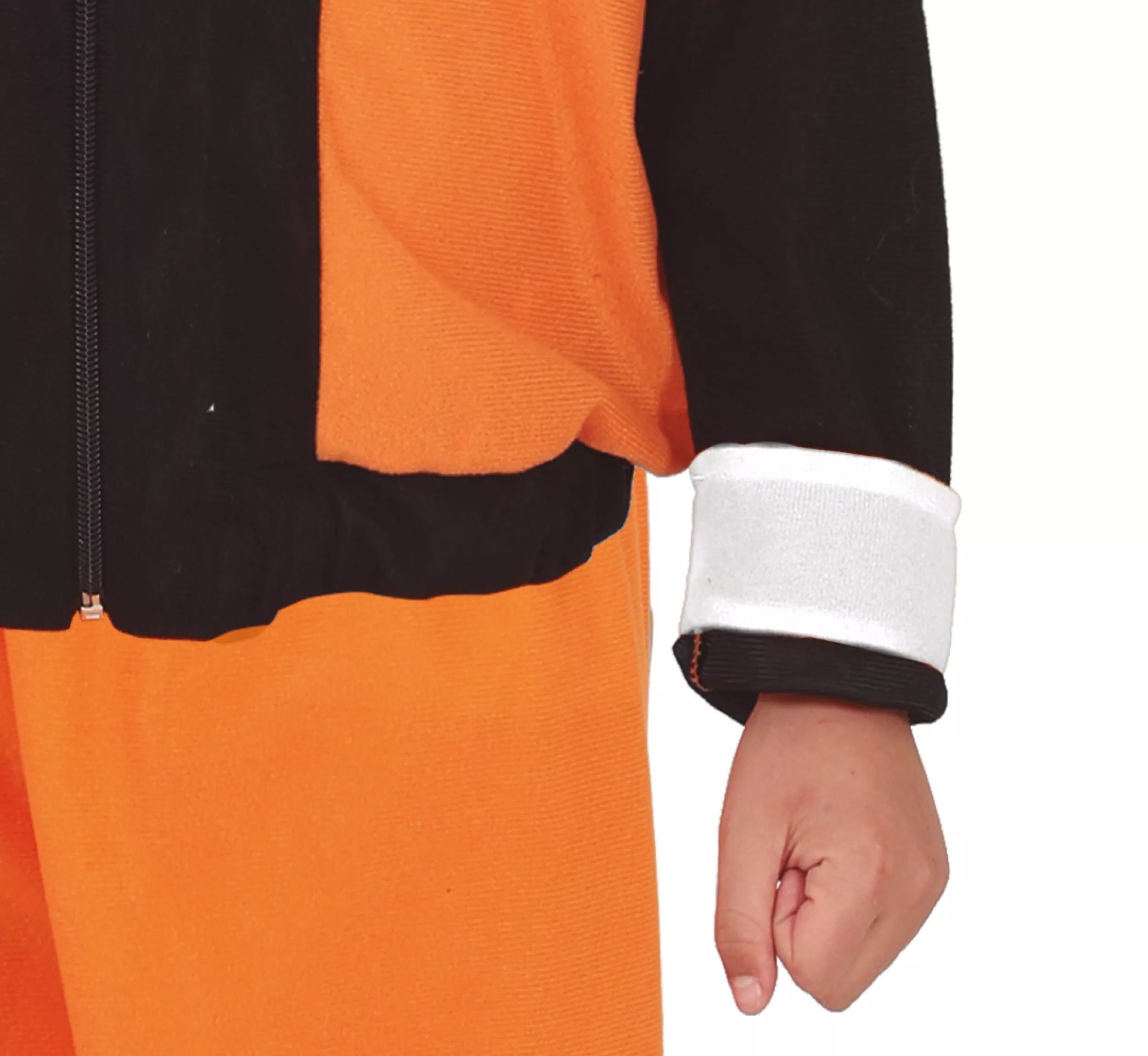 Translation missing: es.Disfraz de Ninja de Anime Naranja y Negro para adolescente