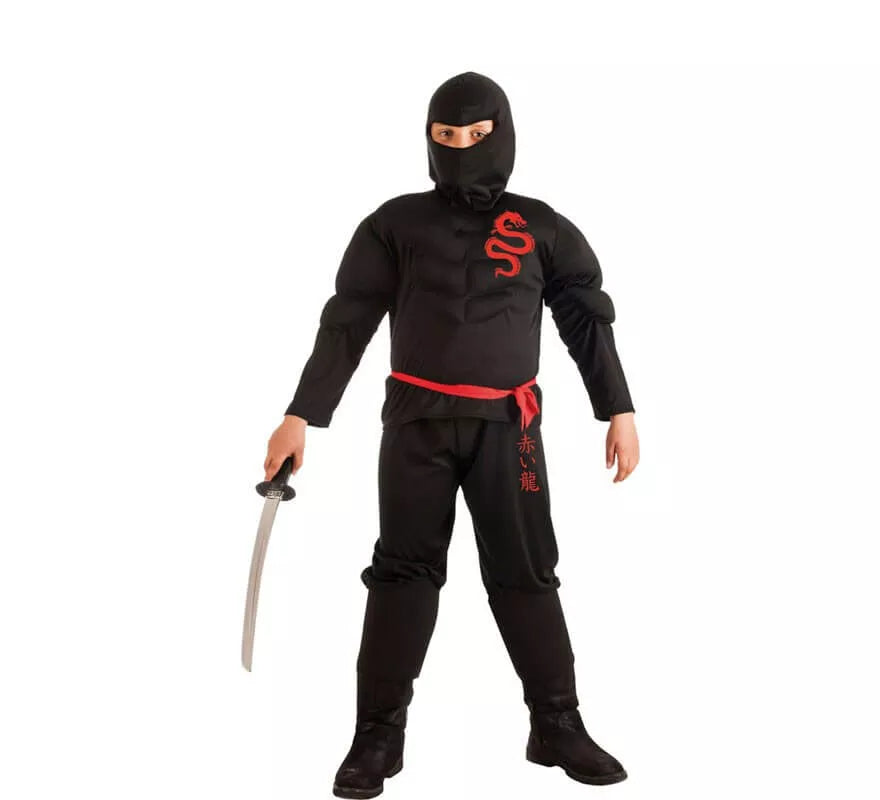 Translation missing: es.Disfraz de Ninja del Dragón para niño