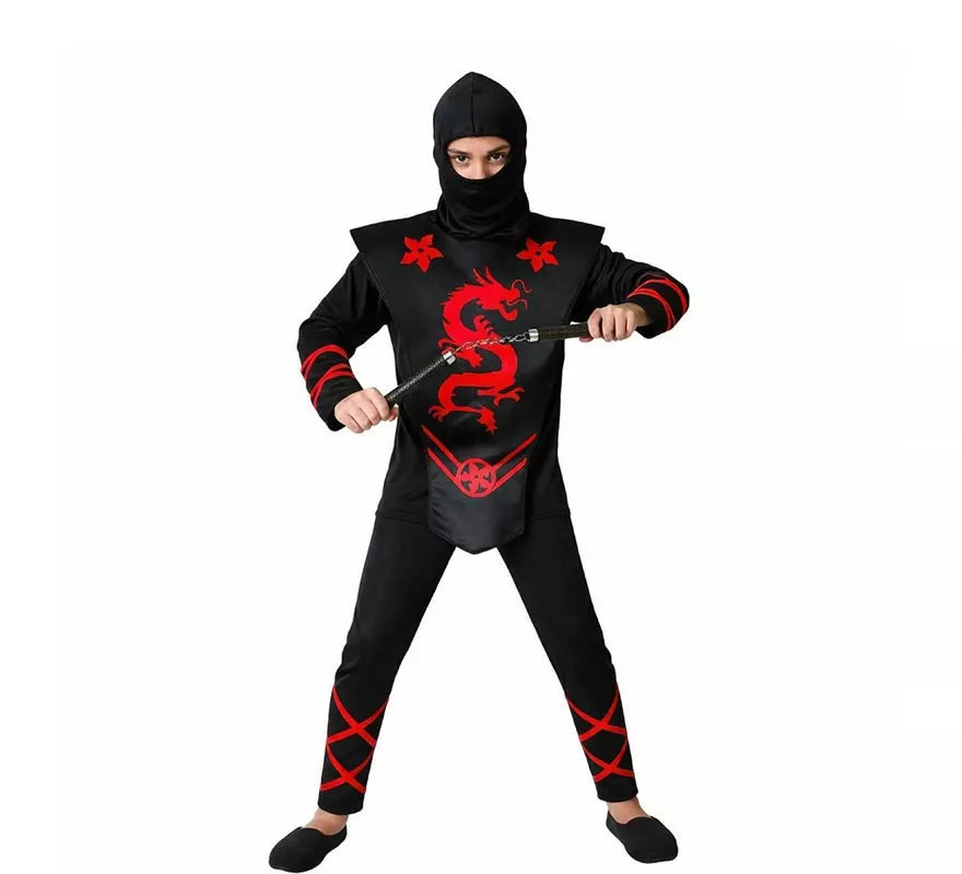 Translation missing: es.Disfraz de Ninja Dragón rojo para hombre