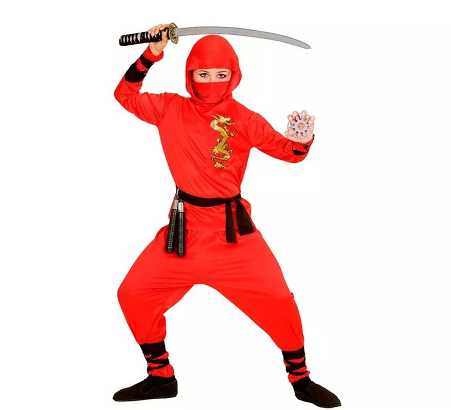 Translation missing: es.Disfraz de Ninja Dragón rojo para niño