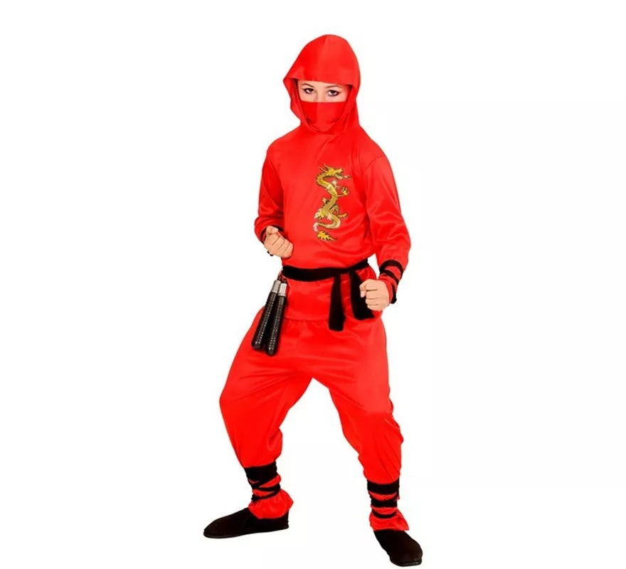 Translation missing: es.Disfraz de Ninja Dragón rojo para niño