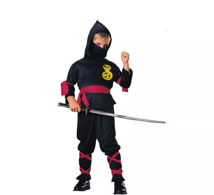 Translation missing: es.Disfraz de Ninja Negro para niños