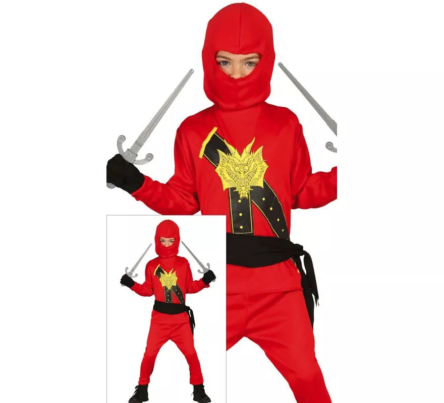 Translation missing: es.Disfraz de Ninja rojo para niño