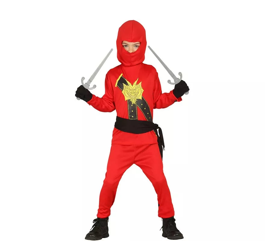 Translation missing: es.Disfraz de Ninja rojo para niño