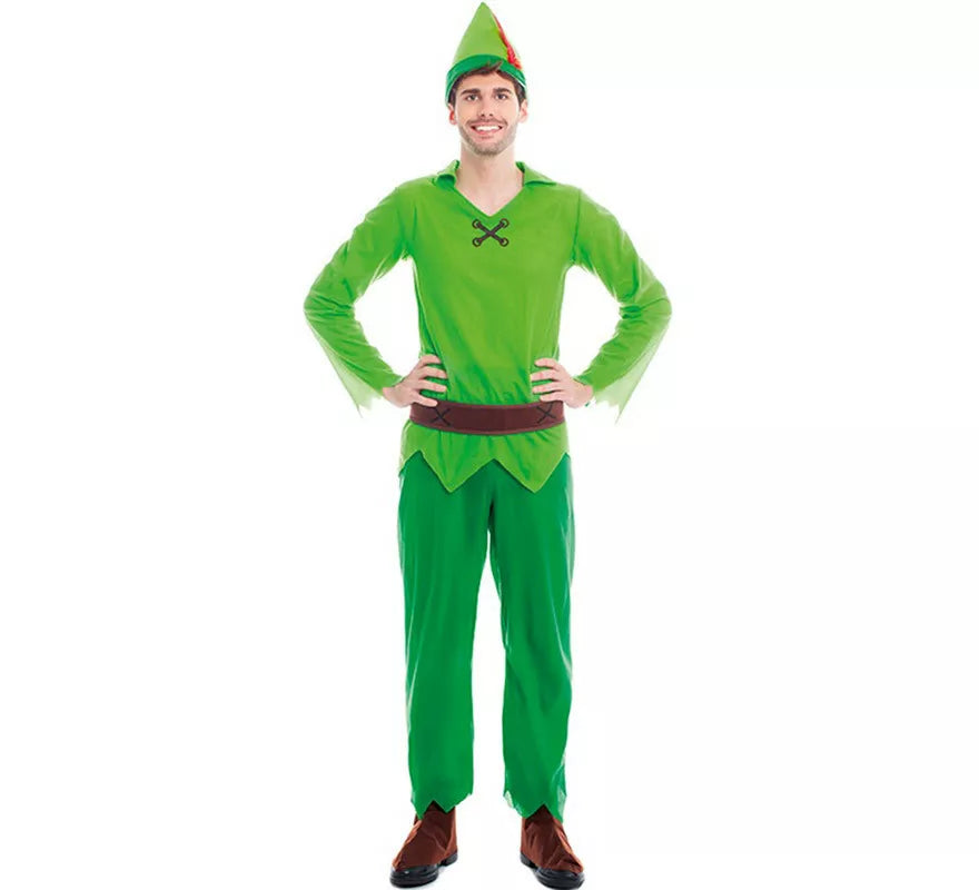 Translation missing: es.Disfraz de Niño Volador Verde para hombre