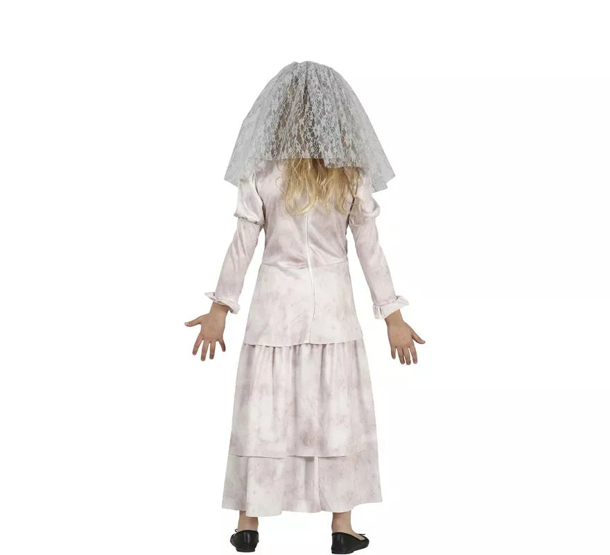 Translation missing: es.Disfraz de Novia Fantasma Triste para niña