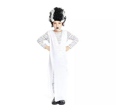 Disfraz de Novia Monster vestido blanco para niña y adolescente