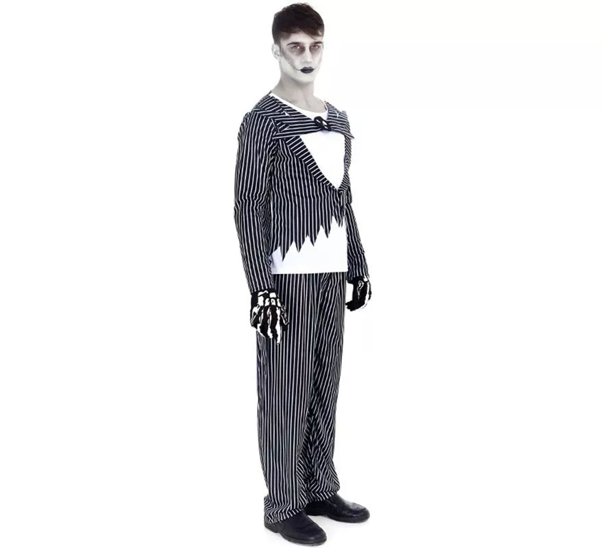 Translation missing: es.Disfraz de Novio Halloween a rayas para hombre