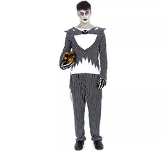 Disfraz de Novio Halloween a rayas para hombre