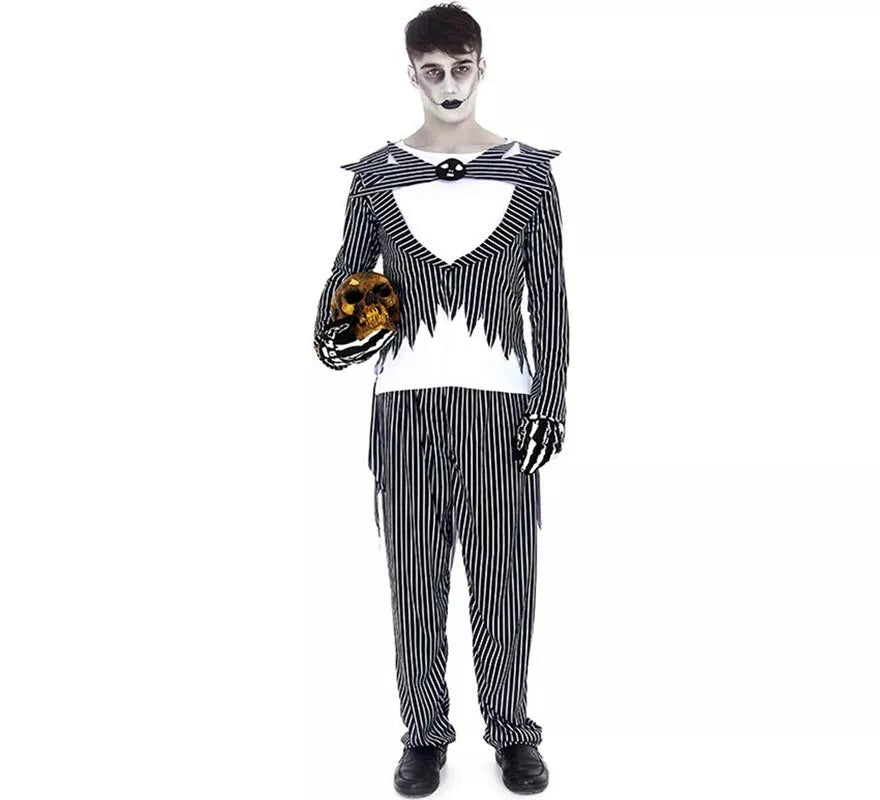 Translation missing: es.Disfraz de Novio Halloween a rayas para hombre