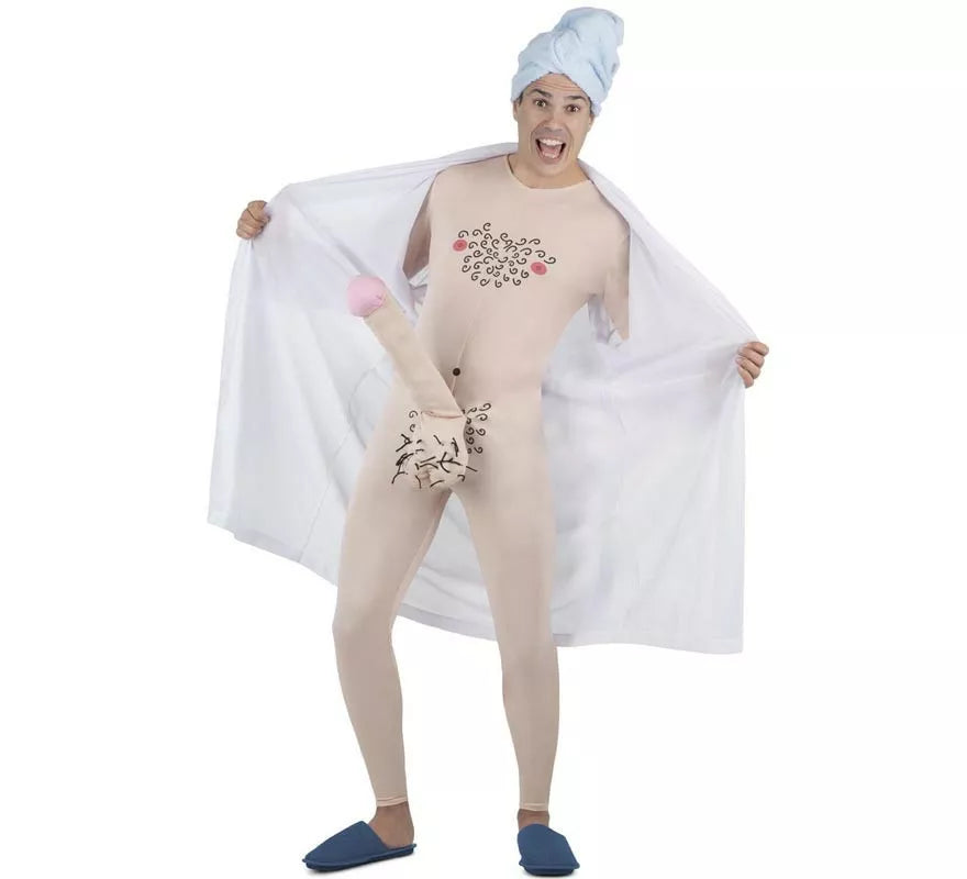 Translation missing: es.Disfraz de Nudista en bata para hombre