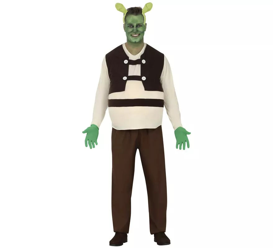 Disfraz de Ogro verde para hombre