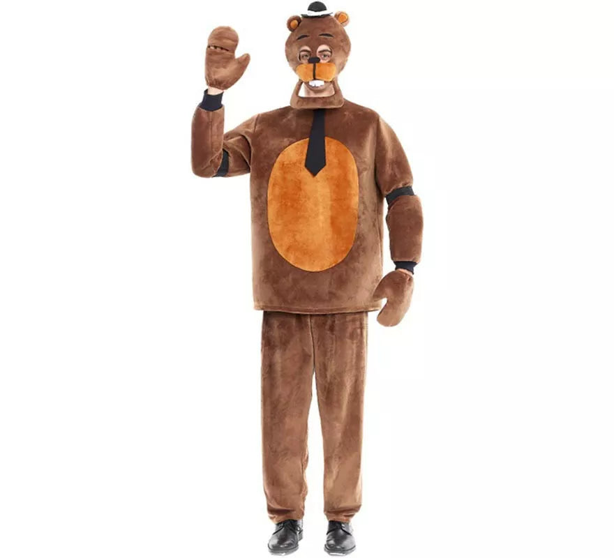 Translation missing: es.Disfraz de Oso de Peluche Terrorífico con guantes para hombre