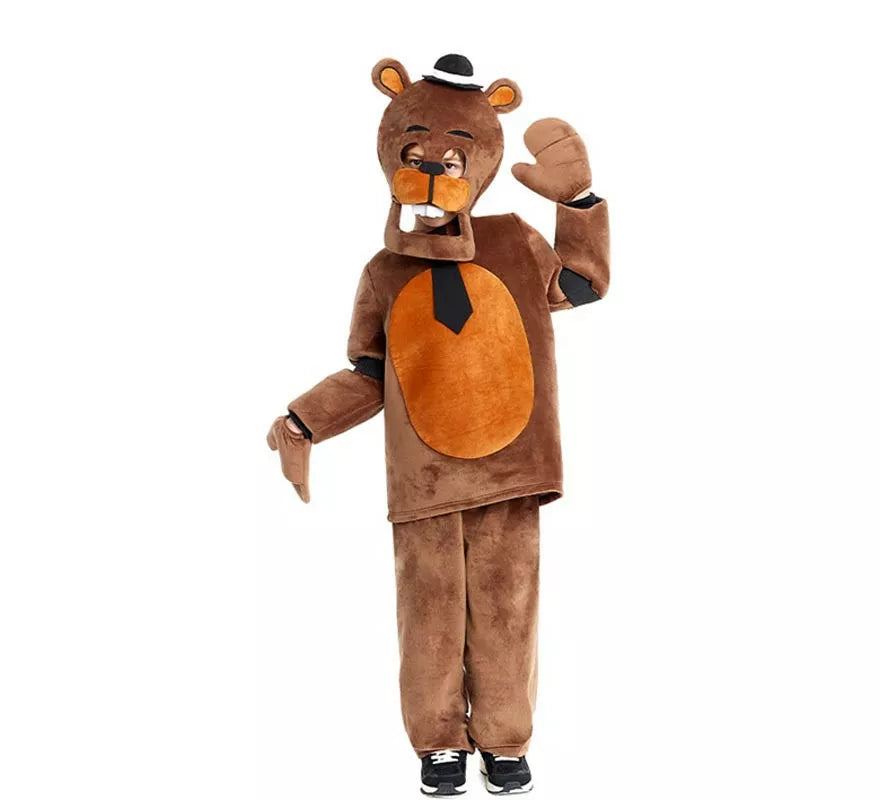 Translation missing: es.Disfraz de Oso de Peluche Terrorífico con guantes para niño