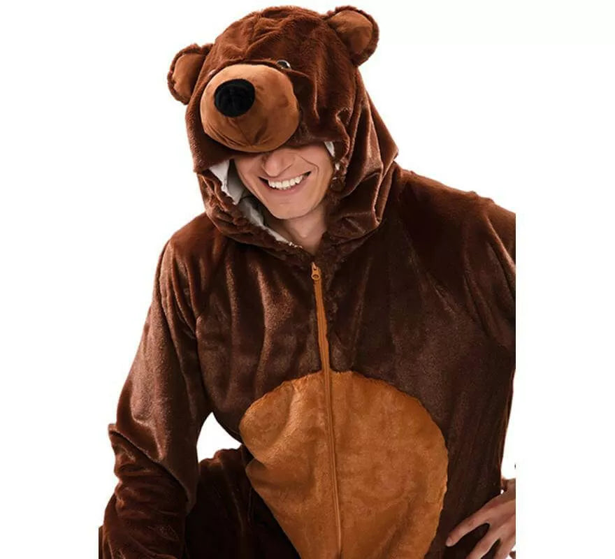 Translation missing: es.Disfraz de Oso Marrón para hombre