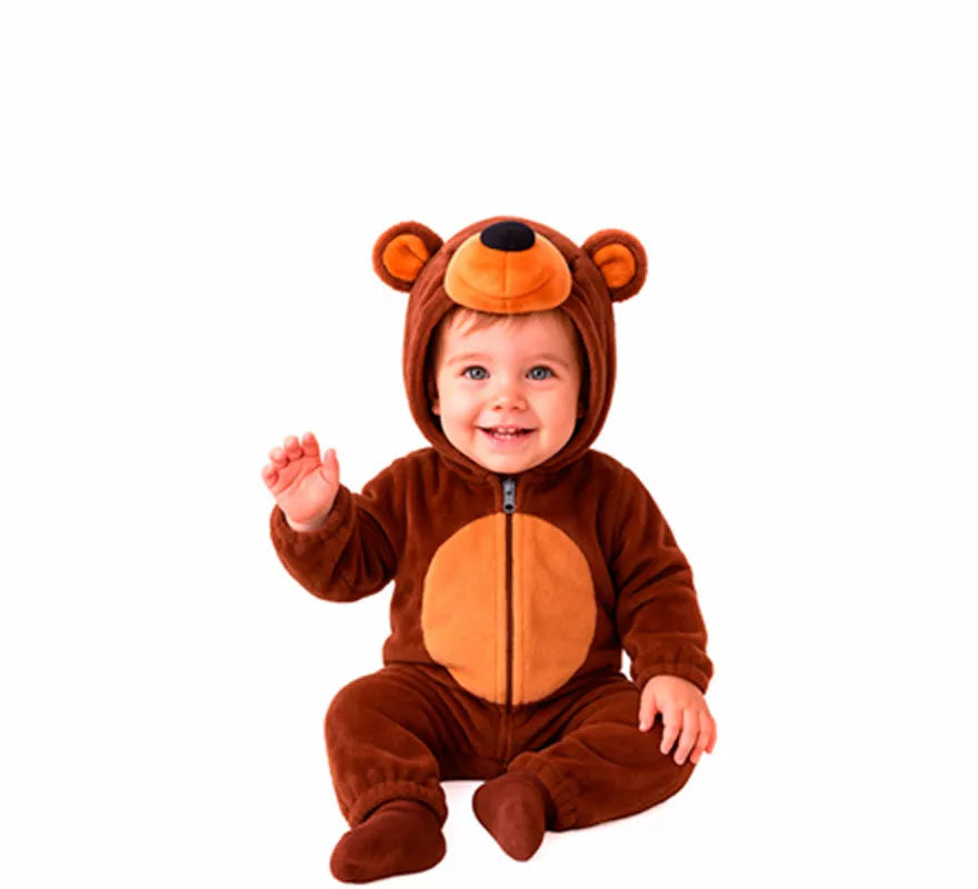 Translation missing: es.Disfraz de Oso Marrón para niños y bebé