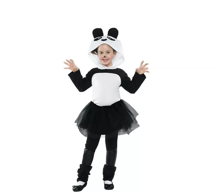 Translation missing: es.Disfraz de Oso Panda Tutú para niña