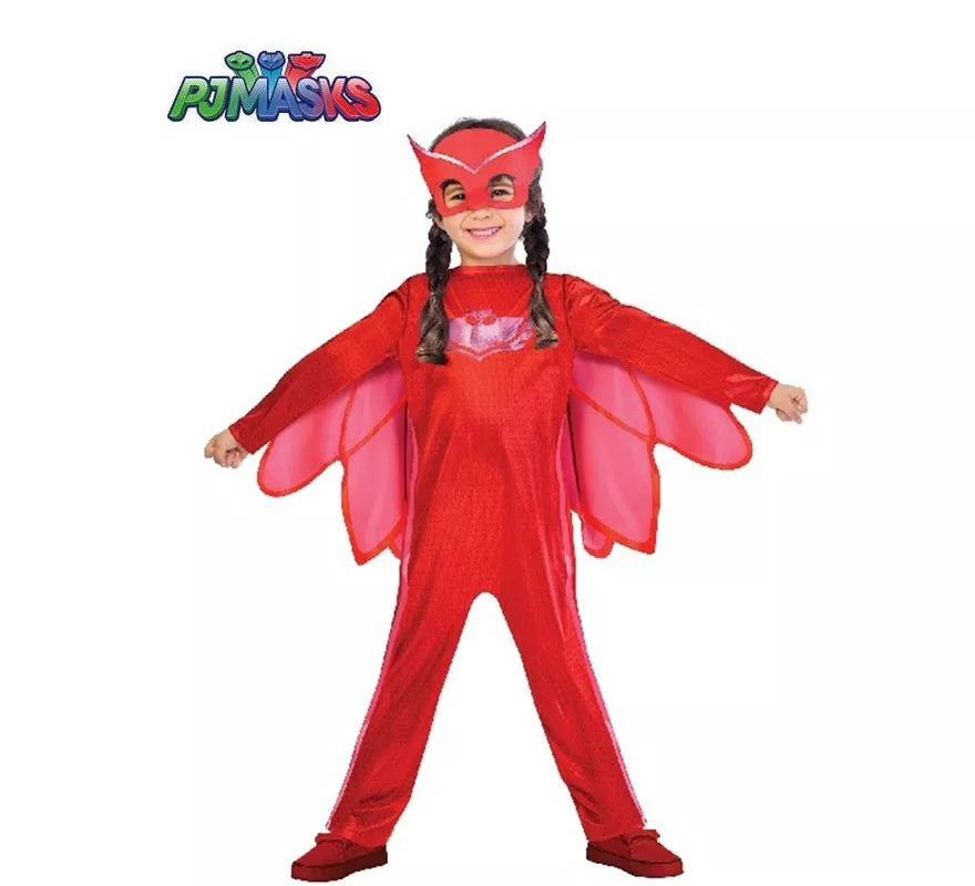 Translation missing: es.Disfraz de Owlette Roja de Pj Masks para niña