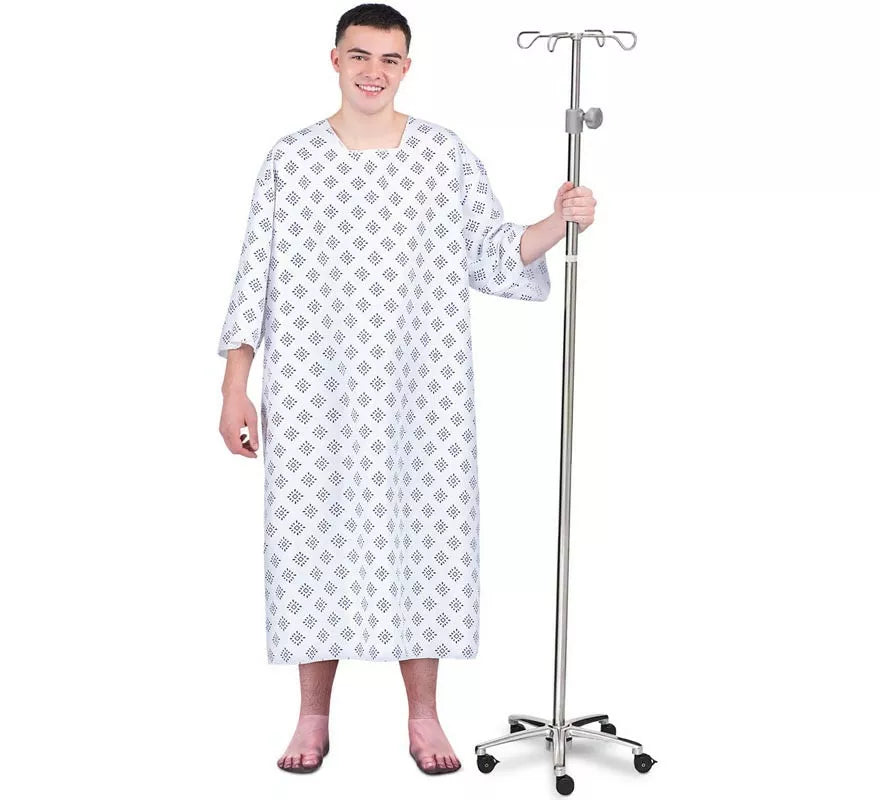 Translation missing: es.Disfraz de Paciente de Hospital con bata para hombre