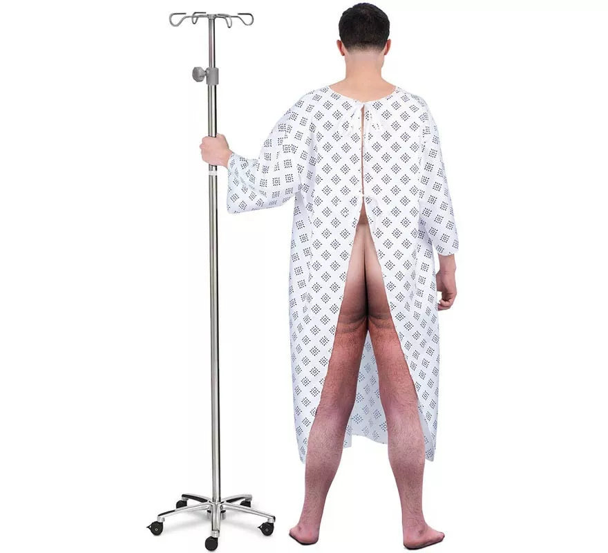 Translation missing: es.Disfraz de Paciente de Hospital con bata para hombre