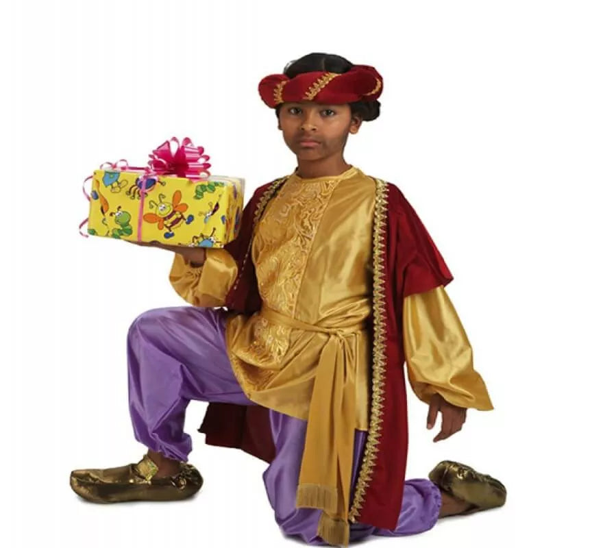 Disfraz de Paje del Rey Baltasar Lujo de niño
