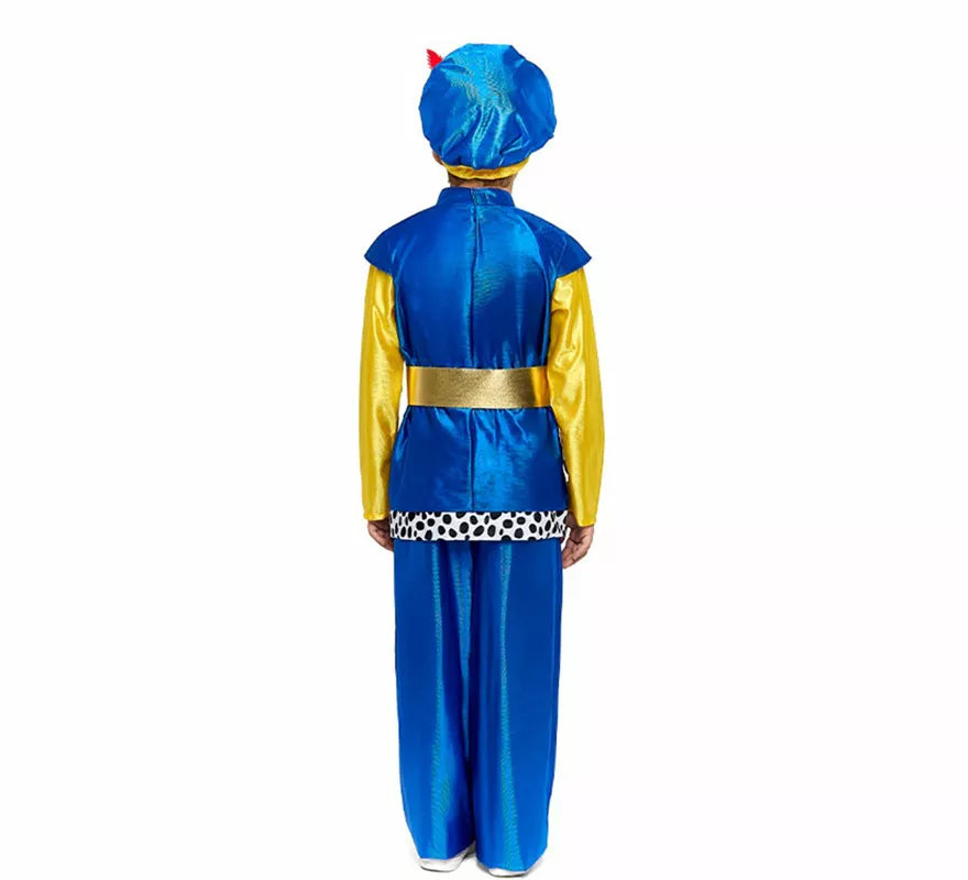 Translation missing: es.Disfraz de Paje Real azul para niño