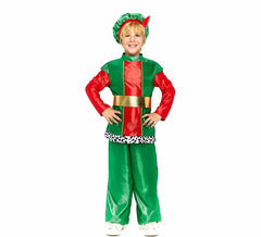 Disfraz de Paje Real verde para niño