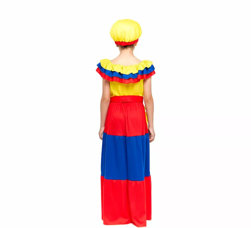 Disfraz de Palenquera para niña
