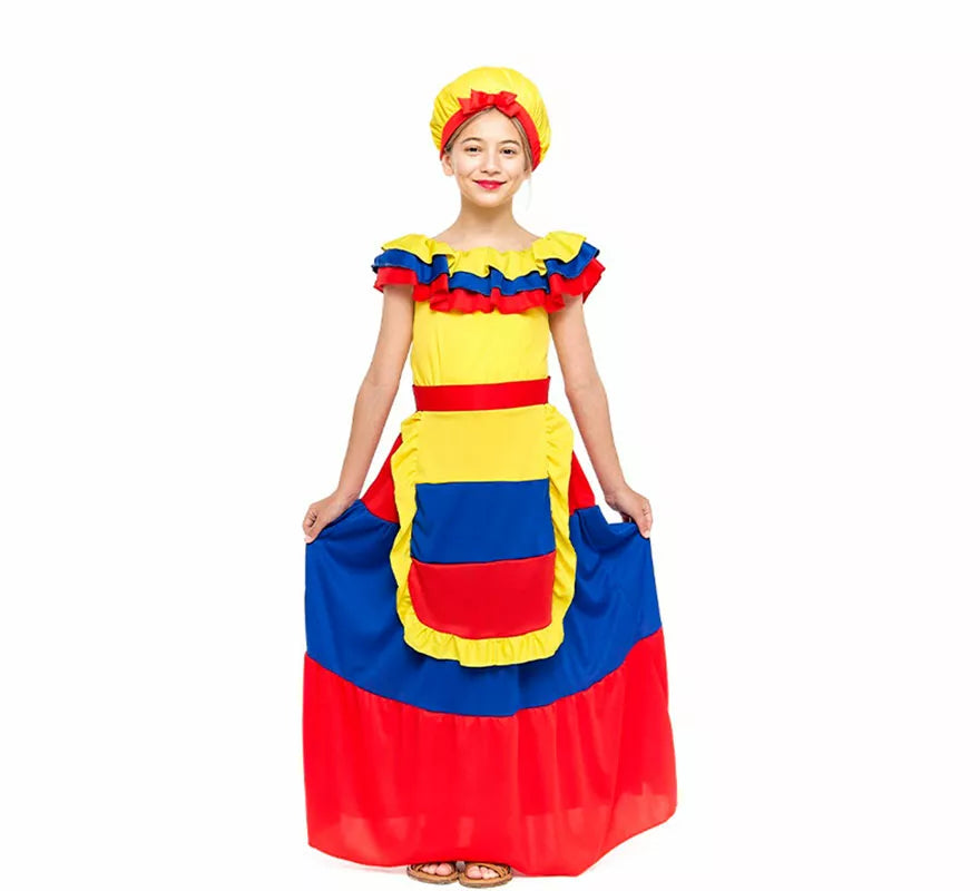 Translation missing: es.Disfraz de Palenquera para niña