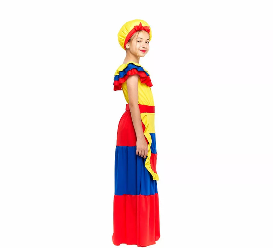 Translation missing: es.Disfraz de Palenquera para niña