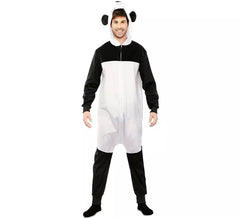 Disfraz de Panda Kugurumi con capucha y orejas para adulto