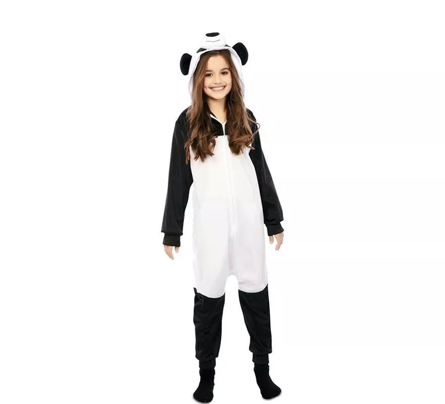 Translation missing: es.Disfraz de Panda Kugurumi con capucha y orejas para niños