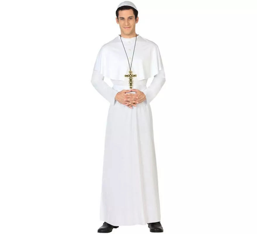Translation missing: es.Disfraz de Papa Blanco para hombre