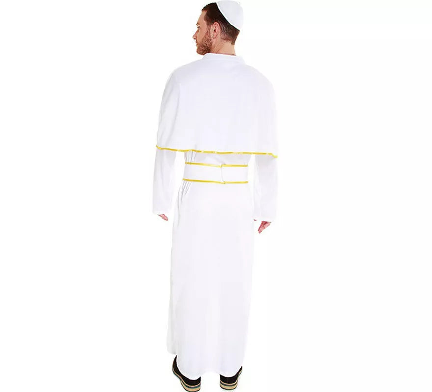 Translation missing: es.Disfraz de Papa Blanco y Dorado para hombre