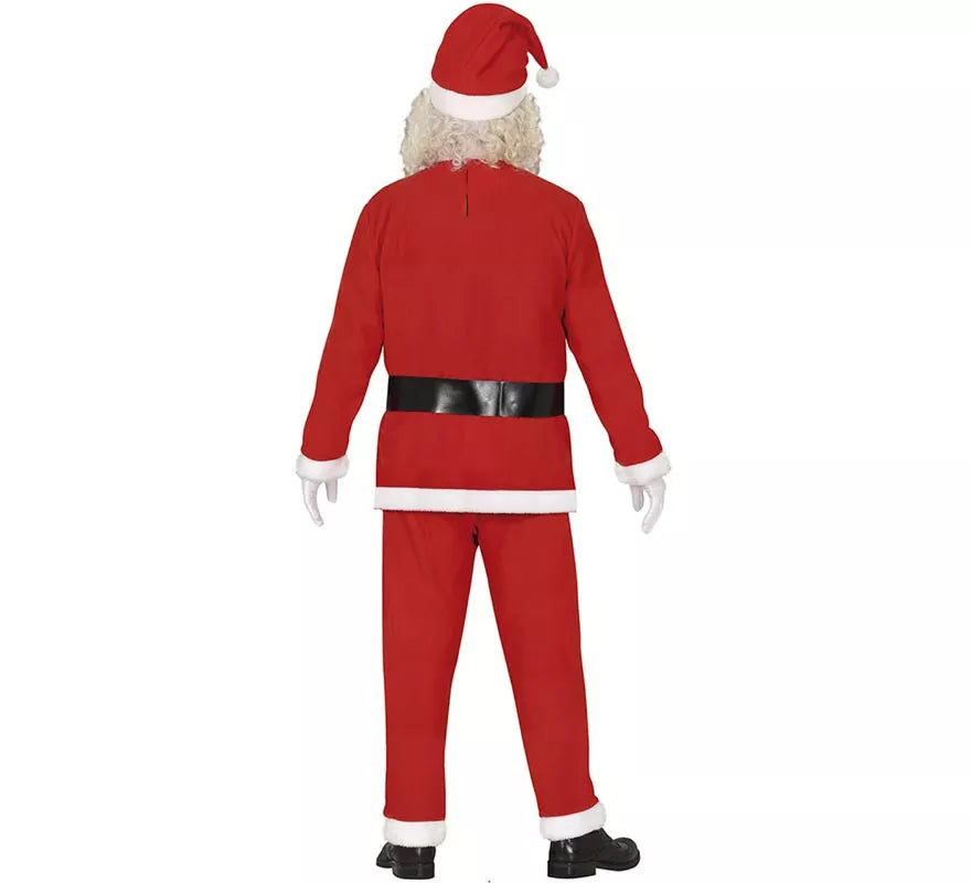 Translation missing: es.Disfraz de Papá Noel con cinturón negro para hombre