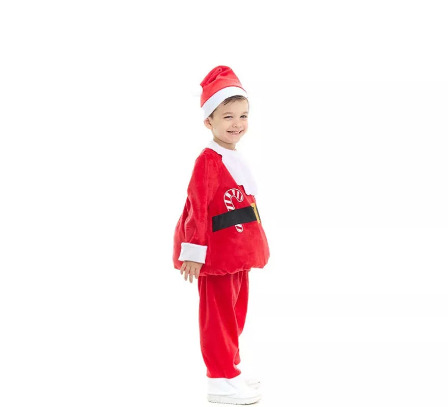 Translation missing: es.Disfraz de Papá Noel con gorro para bebé y niño