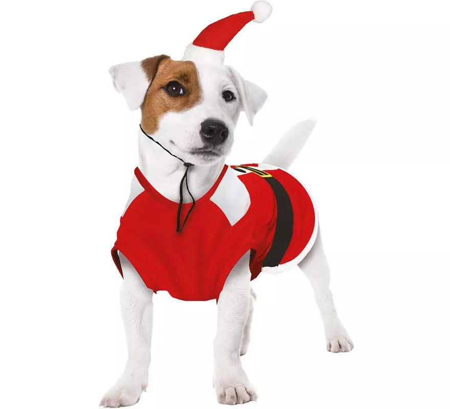 Translation missing: es.Disfraz de Papá Noel Dog para perro