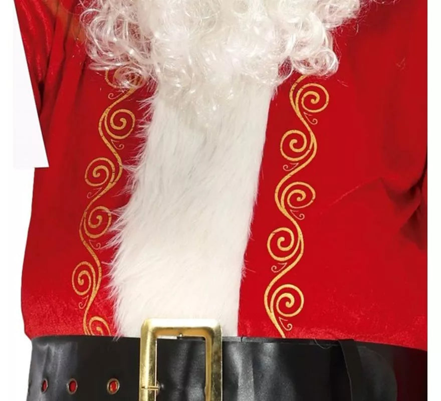 Translation missing: es.Disfraz de Papá Noel rojo tradicional con gorro para hombre