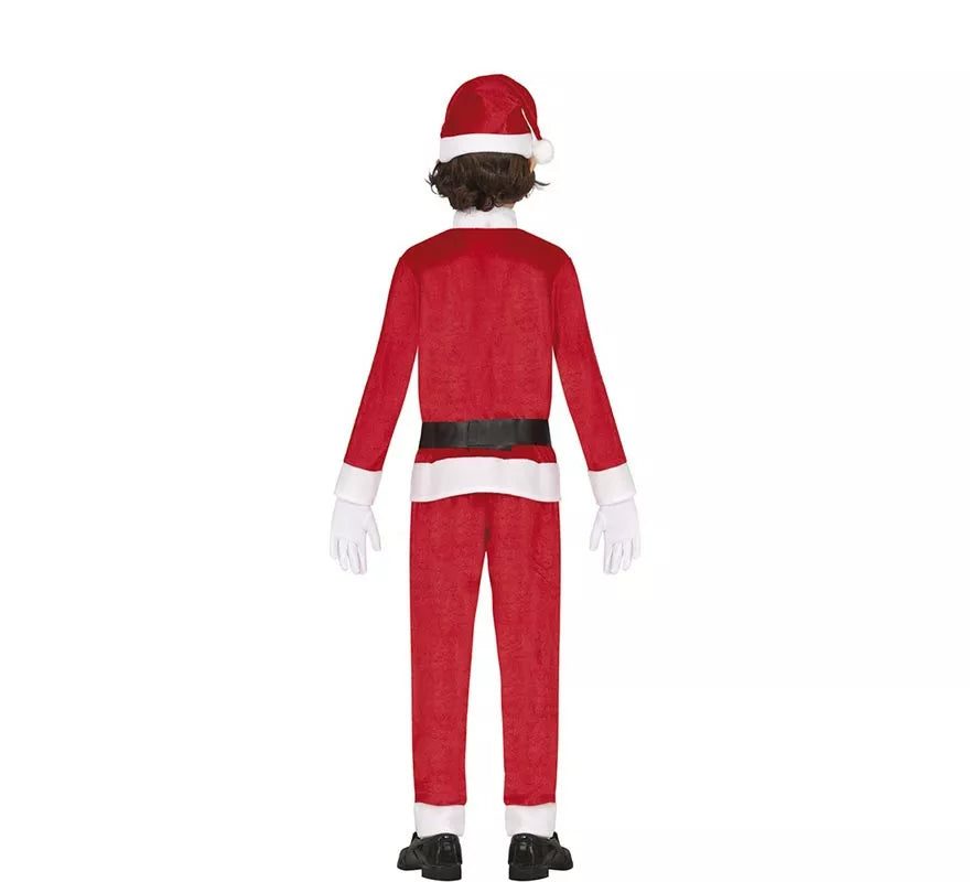 Translation missing: es.Disfraz de Papá Noel rojo y blanco con gorro para niño